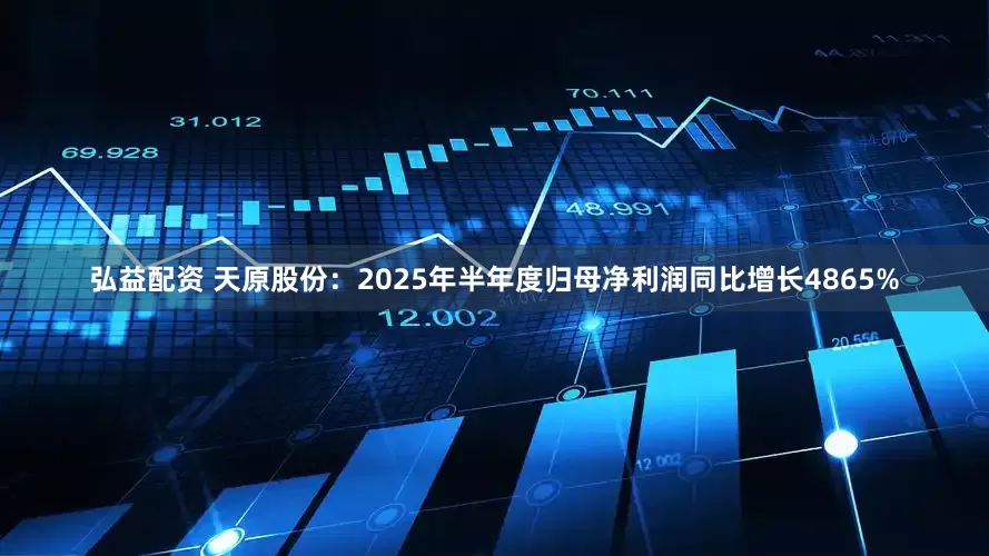 弘益配资 天原股份：2025年半年度归母净利润同比增长4865%